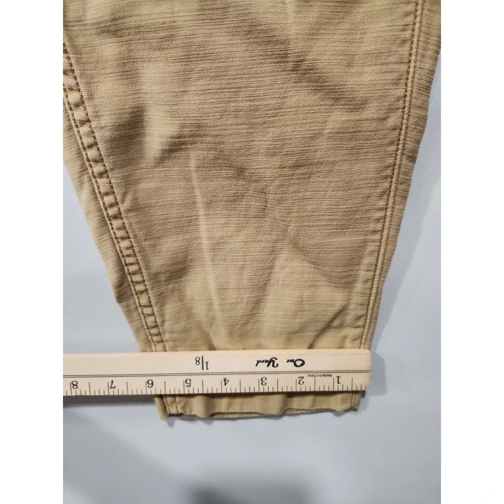 Madewell Cargo Pants Womens 27 Beige High Rise Pockets 100% Cotton Deep Pockets - Picture 6 of 14